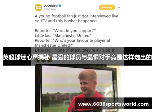 英超球迷心声揭秘 最爱的球员与最恨对手竟是这样选出的